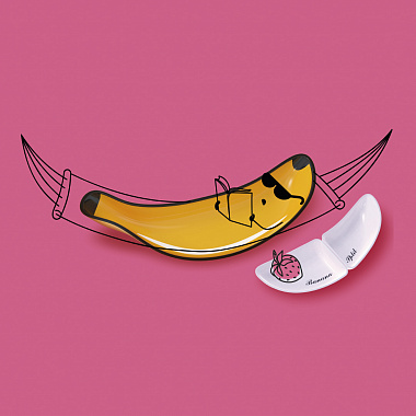 картинка Менажница Banana Split, 36,7х15,7 см от магазина Одежда+