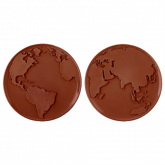 Изображение товара Набор подставок для кружки/стакана World Coaster, коричневые, 2 шт.