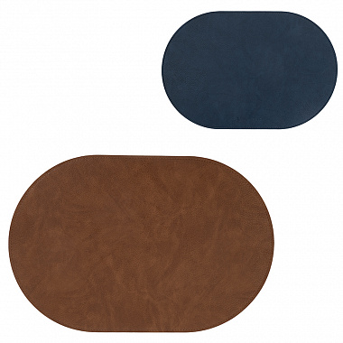 Салфетка сервировочная Pool, 30х45 см, синяя/коричневая, анонс элемента