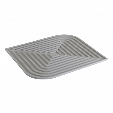 картинка Коврик для сушки посуды Dry Flex, 34,5х31,5 см, графит от магазина Одежда+