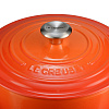 Изображение товара Кастрюля чугунная Le Creuset, Ø26 см, оранжевая