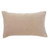 Изображение товара Чехол на подушку из хлопкового бархата бежевого цвета из коллекции Essential, 30х50 см