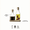 Изображение товара Набор графинов для масла и уксуса на подставке Serve, 2 шт.