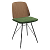 Изображение товара Стул E9.6, FiberGuard, натуральный дуб/зелено-голубой
