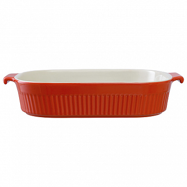 картинка Блюдо для запекания Soft Ripples, 29,2х18,2 см, красное от магазина Одежда+