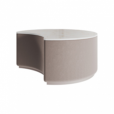 Столик Moon, ∅66 см, камень /бежевый, анонс элемента