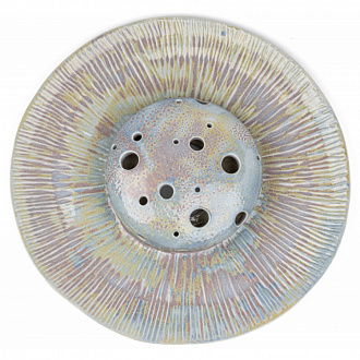 Светильник настенный Новолуние, Ø40х12 см, жемчужно-серый