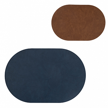 Салфетка сервировочная Pool, 30х45 см, синяя/коричневая, анонс элемента