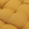 Изображение товара Подушка на стул из хлопка цвета карри из коллекции Essential, 40х40 см