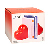 Изображение товара Держатель для книг Love, 14х14 см, красный, 2 шт.