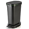 Изображение товара Бак мусорный с педалью Be-Eco, 20 л, черный/зеленый