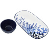 Изображение товара Набор из блюда и салатника Blue Coral, 33х18 см, 2 пред.
