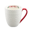 Изображение товара Набор из двух кружек Winter embroidery из коллекции New Year Essential, 410 мл