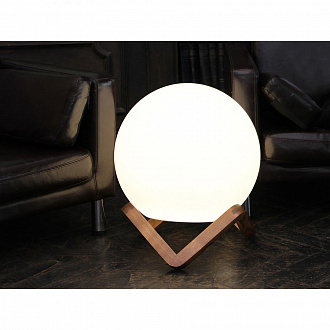 Изображение товара Светильник на деревянной подставке Wood_Z, Ø48,5х57 см, LED, 3000K