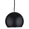 Изображение товара Лампа подвесная Ball, 16хØ18 см, черная матовая, черный шнур