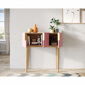 Изображение товара Консоль Line, 90х40х90 см, розовая