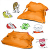 Изображение товара Кресло-мешок Buggle-up, оранжевое