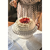 Изображение товара Блюдо для торта с крышкой Tiffany, Ø36 см, молочно-белое
