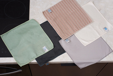 Набор салфеток для комплексной уборки из микрофибры Cozy Clean, 5 шт.