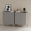 Изображение товара Комод Type,100х45х120 см, серый