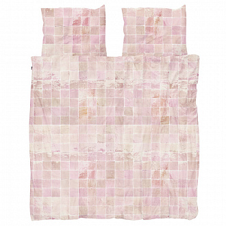 Изображение товара Набор постельного белья Tiles Vintage Pink, двуспальный