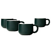 Изображение товара Набор чайных кружек Viva Scandinavia, Isabella, 250 мл, 4 шт., темно-зеленый