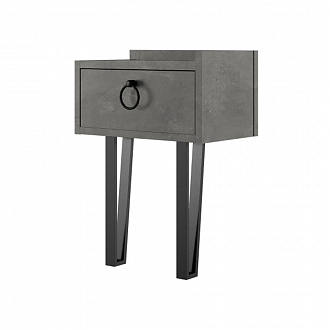 Изображение товара Стол приставной Sponge, 40х23,8х54 см, темно-серый