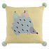 Подушка декоративная с помпонами Ежик Ugo из коллекции Tiny world 35х35 см