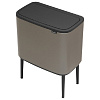 Изображение товара Бак для мусора Brabantia, Touch Bin Bo, 3х11 л, платиновый