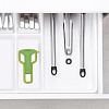 Изображение товара Овощечистка с горизонтальным гладким лезвием SafeStore, зеленая