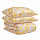 Комплект постельного белья горчичного цвета с принтом Полярный цветок из коллекции Scandinavian touch, 150х200 см