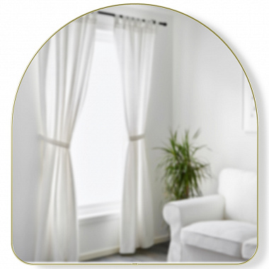 картинка Зеркало Hubba, 86х91 см, латунь от магазина Одежда+