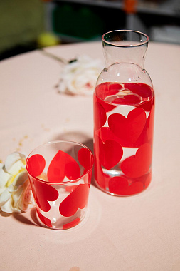 картинка Набор из кувшина и стакана Love, 2 шт. от магазина Одежда+