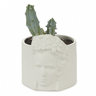 Изображение товара Горшок для цветов Frida, 9x9x10 см, белый
