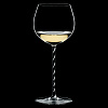 Изображение товара Бокал Fatto A Mano Oaked Chardonnay Black and White Twisted, 620 мл