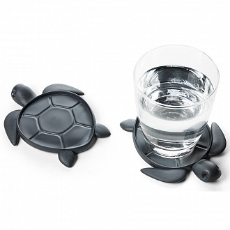 Изображение товара Подставка под стаканы Save Turtle, темно-серый