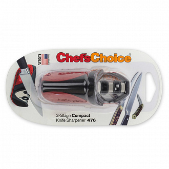 Изображение товара Точилка для ножей механическая Chef's Choice 476, красная с черным