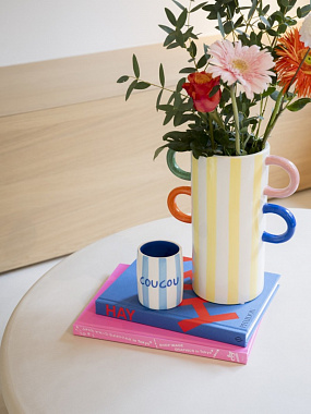 картинка Ваза Элиза, Танцующие полоски, 27 см от магазина Одежда+