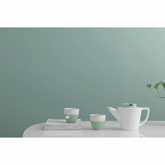 Изображение товара Чайник заварочный с ситечком Viva Scandinavia, Infusion, 1 л, бело-зеленый