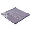 Изображение товара Скатерть из хлопка фиолетово-серого цвета с рисунком Ледяные узоры, New Year Essential, 180х180см