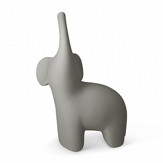 Фигура декоративная Elefante, 17х8х25 см, серая