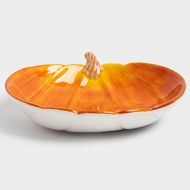 картинка Блюдо Тыква, Anna Lafarg, Light pumpkin, Ø23 см, оранжевый от магазина Одежда+