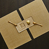 Изображение товара Салфетка подстановочная виниловая Origami, Honey, жаккардовое плетение, 36х48 см