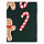 Плед из хлопка с новогодним рисунком Gingerman из коллекции New Year Essential, 130x180 см