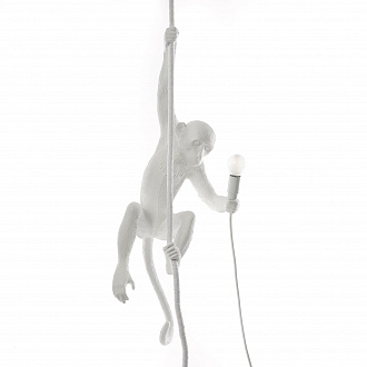 Светильник Monkey Lamp Whith Rope, белый