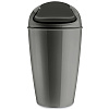 Изображение товара Корзина для мусора с крышкой Del, 30 л, темно-серая