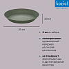 Изображение товара Набор тарелок Connect, Organic, Ø24 см, 4 шт, темно-серый