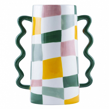 картинка Ваза Родриг, Безумные квадраты, 24,5 см от магазина Одежда+