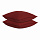 Набор наволочек изо льна и хлопка цвета копченой паприки из коллекции Essential, 70х70 см