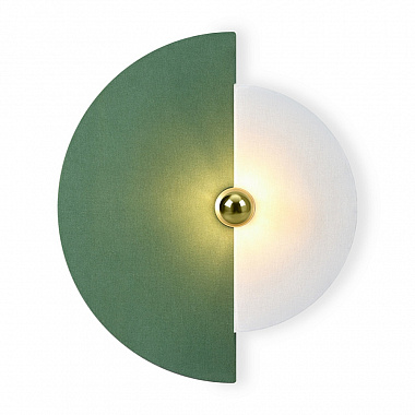 картинка Светильник настенный Modern, Carry, 9х50 см, зеленый/белый от магазина Одежда+